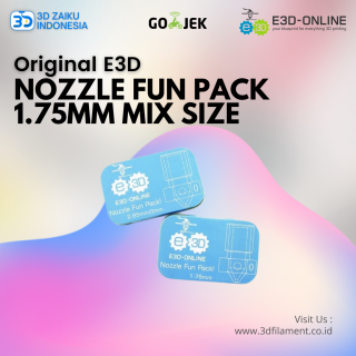 Original E3D Nozzle Fun Pack 1.75mm Mix Size from UK